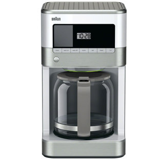 Braun BrewSense 12-Cup Drip Coffee Maker with Brew Strength Selector and Glass Carafe