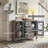 45" 3-Drawer Sideboard Buffet, Mid-Century Door Accent Cabinet-938149944