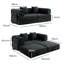3 Seater Chenille Sofa Bed