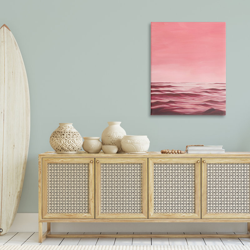 «Pink Ocean Ripples» par Grace Popp, H 40 po x l 30 po