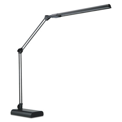 Lampe de bureau noire 21 po 
