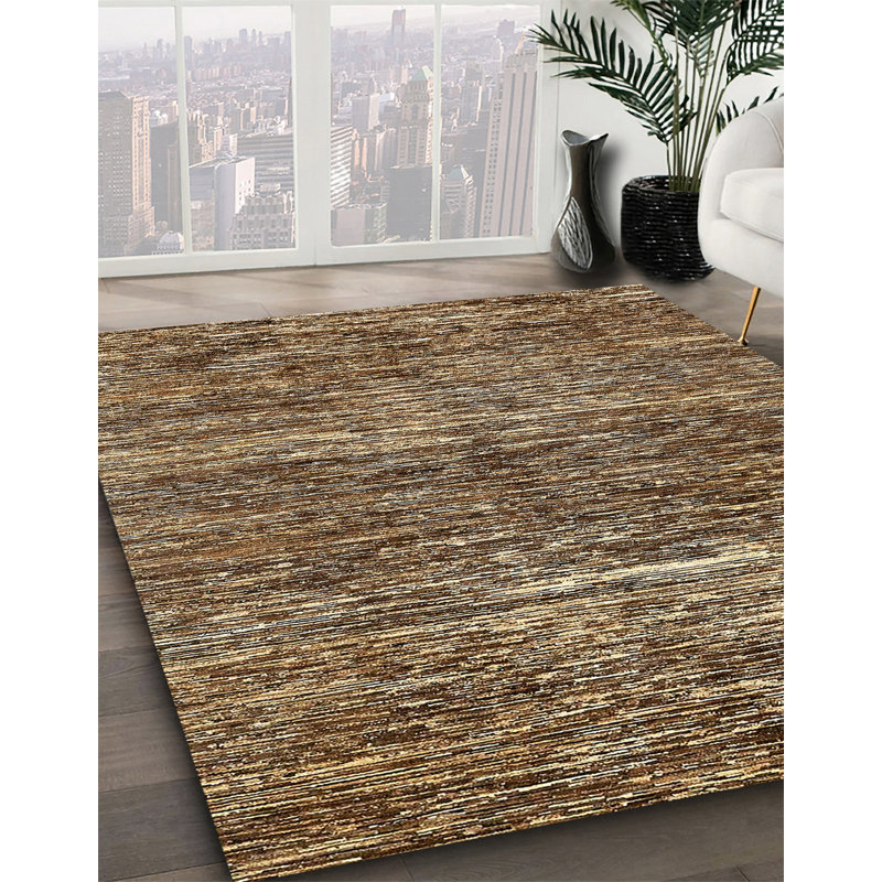 Abstract Indoor Rug, Round 6'