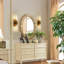 Ensemble de 2 appliques murales modernes avec abat-jour en verre transparent pour salle de bain, chambre à coucher et couloir-1221245900