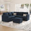 Ensemble de canapé modulaire en L Aubade-1577709486