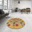 Tapis décoratif multicolore à motif abstrait-2046899595