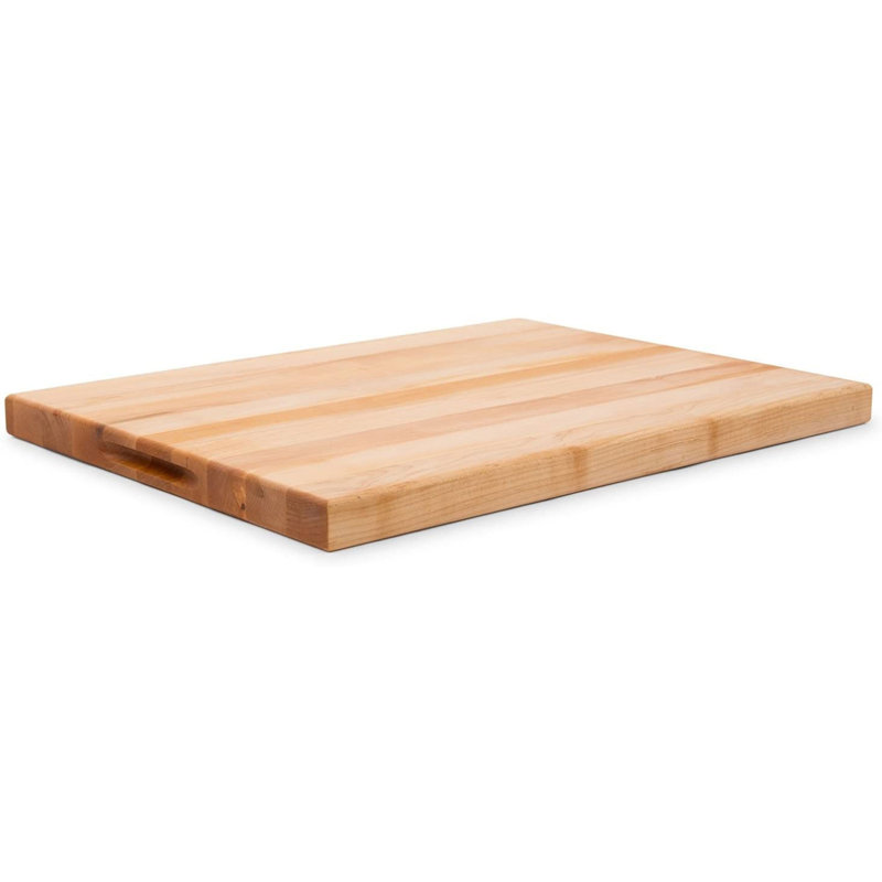 Maple Wood Reversible Cutting Board with Juice Groove