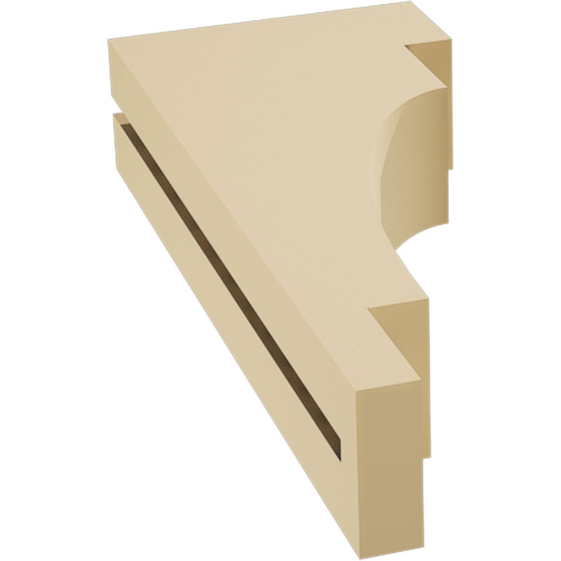 Corbeau d'uréthane méditerranéen Signature, brun clair apprêté, 20 po x 3,5 po x 8 po