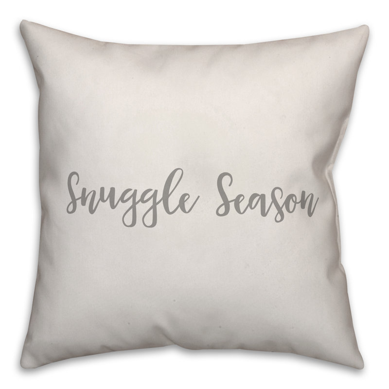  Coussin Snuggle Season, Coussin et housse de coussin, Blanc