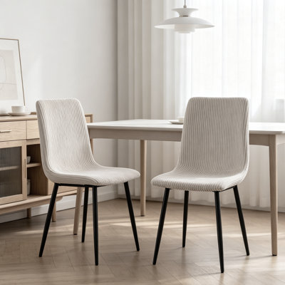 48 cm H Corduroy Side Chair