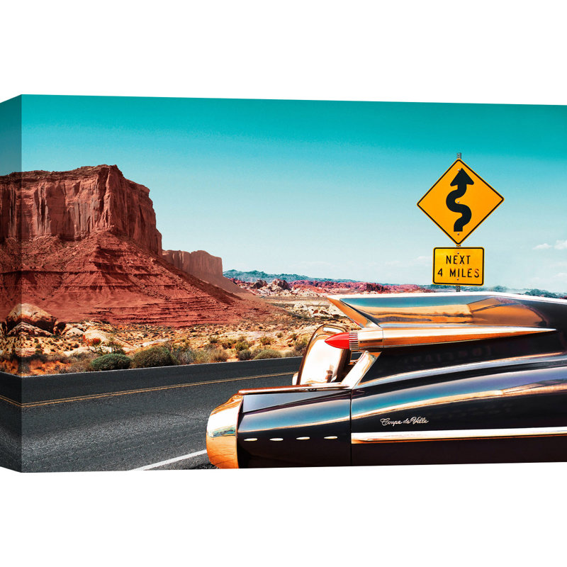 3AP5590 Coupe De Ville by Gasoline Images - Wrapped Canvas Art Prints, 60cm H x 80cm W x 4cm D