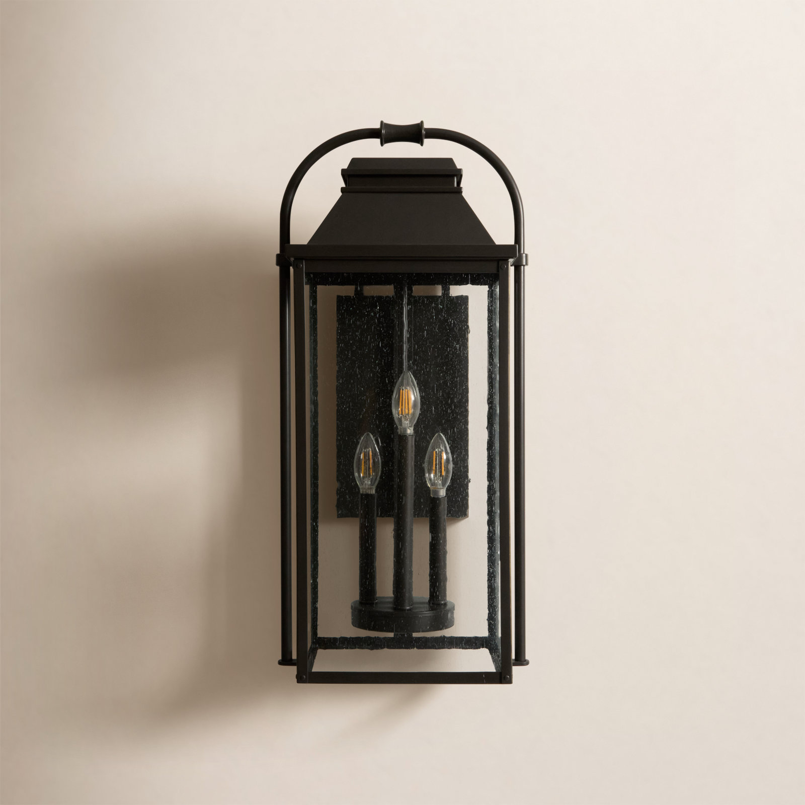 Newson 4-Light Outdoor Wall Lantern, Antique Bronze