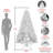 White PVC Round Head Automatic Wire Tree-2067292738
