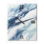 Blue Whirlwind IV - Abstract Shapes Wall Clock-1518337886