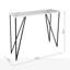 Derouen 100cm Solid Wood Top Console Table