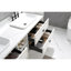 Wall Hung Bathroom Vanity Cabinet Fits Double Sinks, Cabinet Only (Countertop and Sinks Not Included)