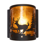 1 - Light Flush Mounted Sconce
