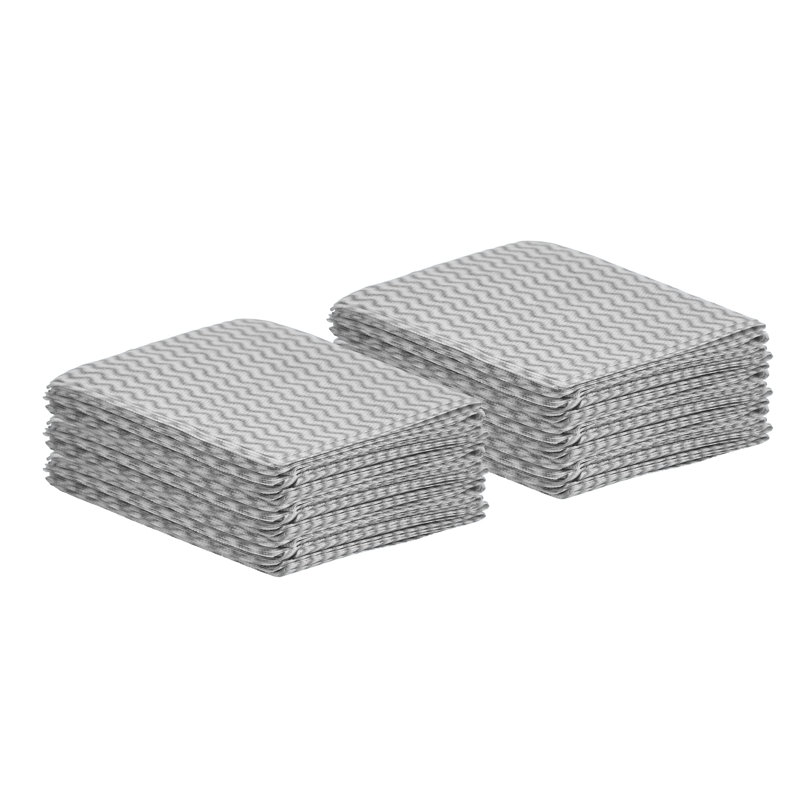 Lingettes pratiques Superio pour la cuisine - Lingette nettoyante multi-usage réutilisable bleue pour la maison, la salle de bain et le bureau. Torchon jetable, paquet de 30