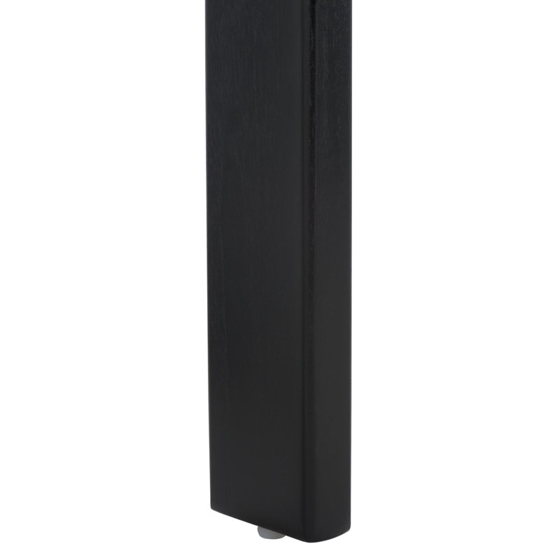Cayde Boucle Dining Chair, Black, Cream