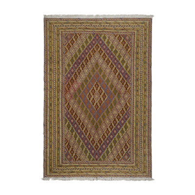 Honeycomb Diamond Kilim 6'6" x 9'8"
