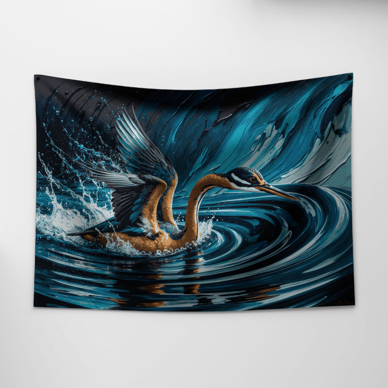 Tapisserie murale Wildlife, 88 po x 104 po