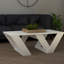 Aiysha Cross Legs Coffee Table-1763283617