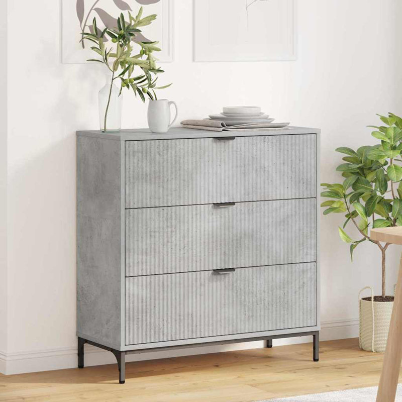 79.5cm Sideboard, Concrete Grey