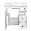 Modern Bathroom Vanity With Ceramic Sink And Multiple Storage Options-1412949327