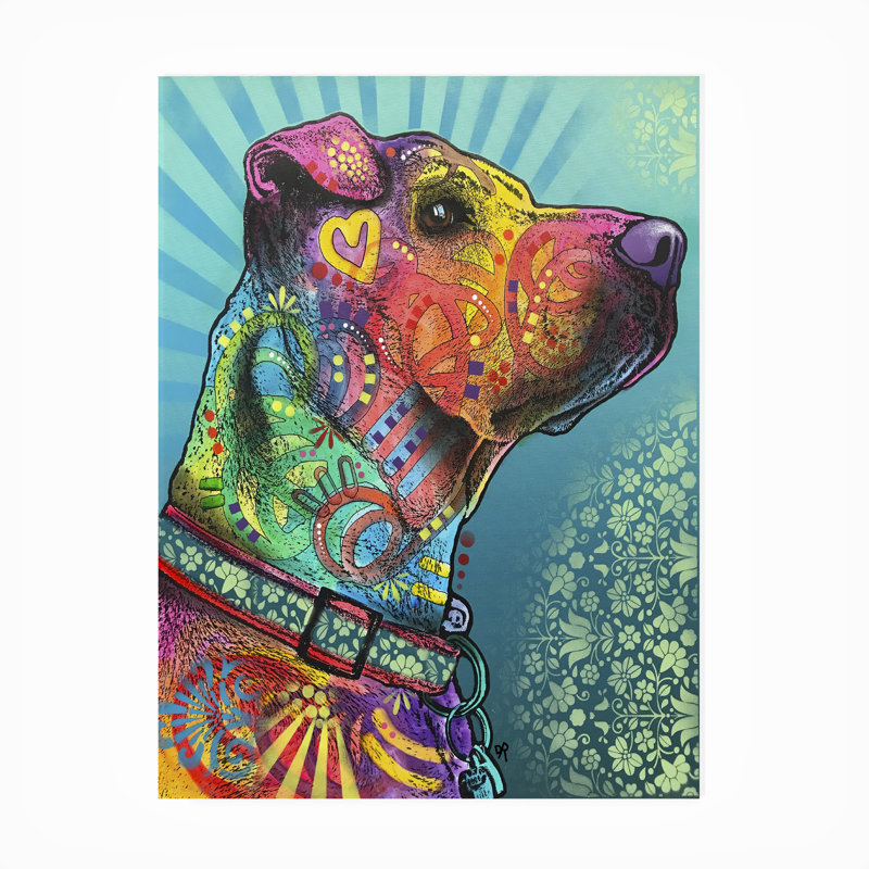 Toile d'extérieur «Style Eyes» Dean Russo, H 32 po x l 24 po x P 1,5 po