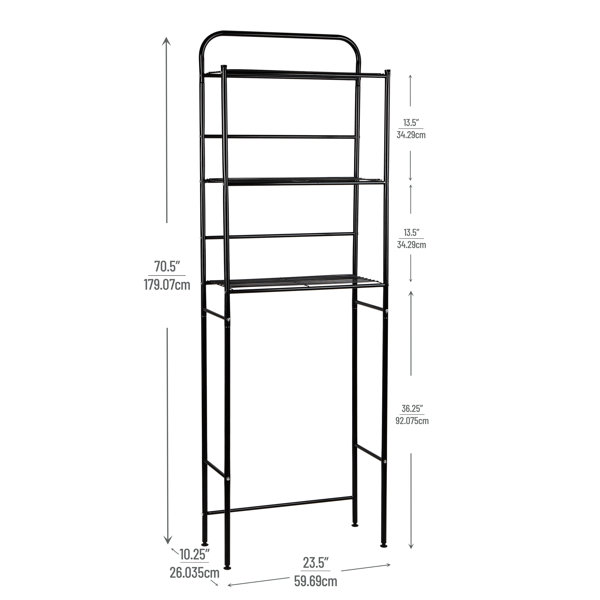 Mind Reader 3-Tier Over the Toilet Bathroom Organizer - 9646320