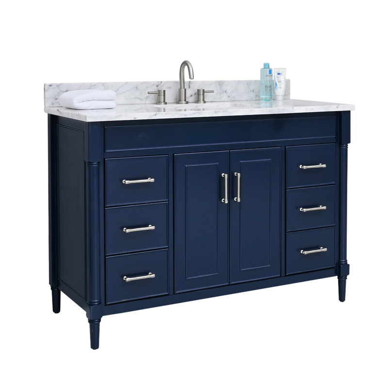 Bristol 49'' W Single Vanity, Navy Blue