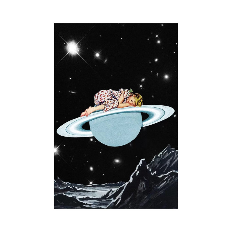 Eugenia Loli - Sleepy Head 1 Piece Wrapped Canvas Painting, 66.04 cm H x 45.72 cm W x 1.91 cm D