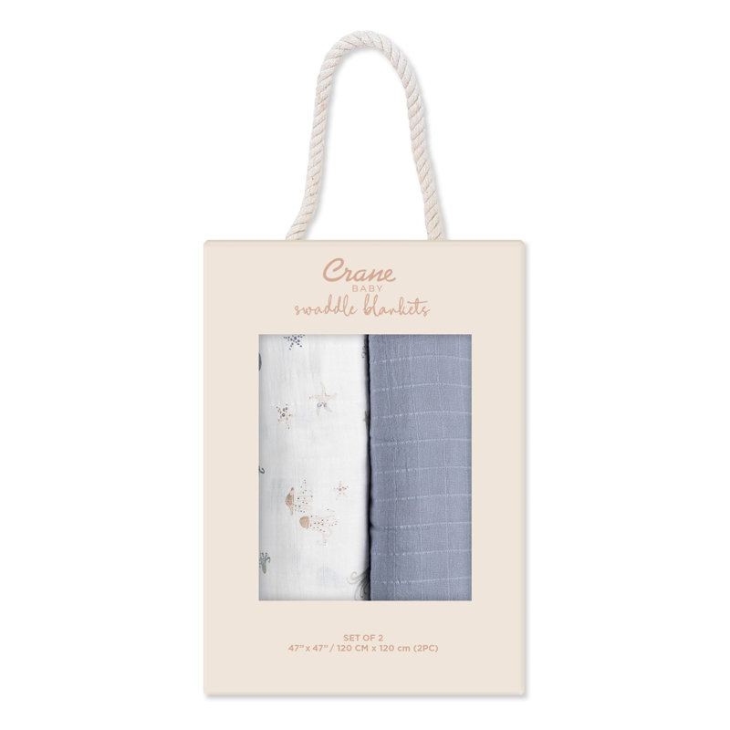 Cove 3-pc. Swaddle Set (sea Life)