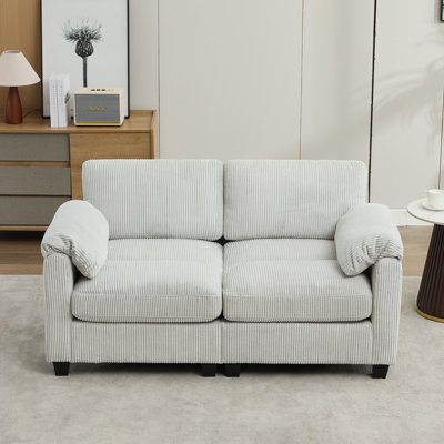 60.6'' Modular Loveseat Sofa