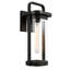 16 po Ensemble de 1 lanterne murale d'extérieur avec abat-jour en verre transparent Scone-965123924