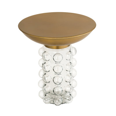 Mervin Iron Tray Top End Table