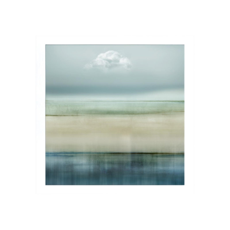 Poly Horizons III Painting by Austin Beiv, 47" H x 47" W x 2" D, Glass Coat