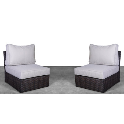 Chaise de patio avec coussins Resort