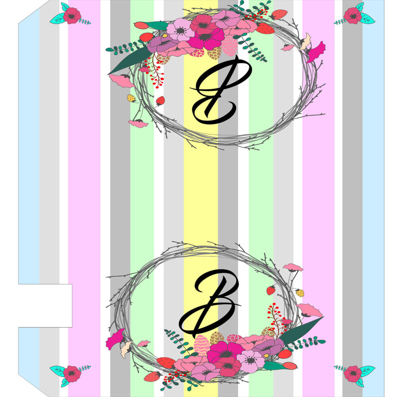 Housse pour boîte aux lettres monogramme personnalisable, Oui