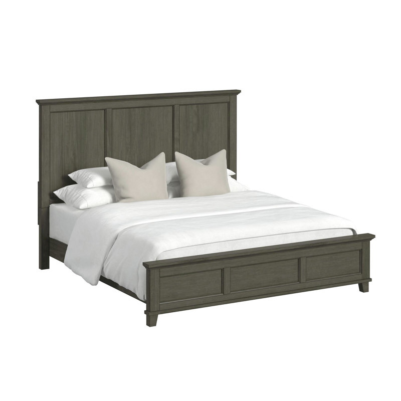 Nhek Panel Bed, Gray, King