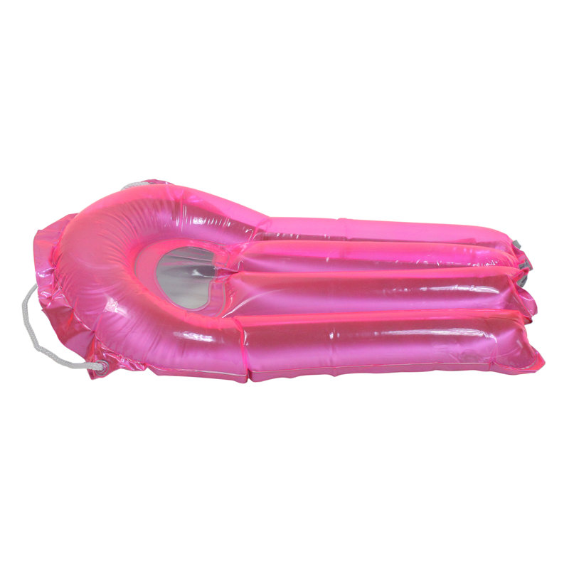 Inflatable Transparent Surf Rider Pool Float - 30" - Pink