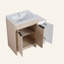 Meuble-lavabo autoportant de 36 pouces avec lavabo en céramique et armoires de rangement, porte à fermeture douce, armoire combinée-1334541513