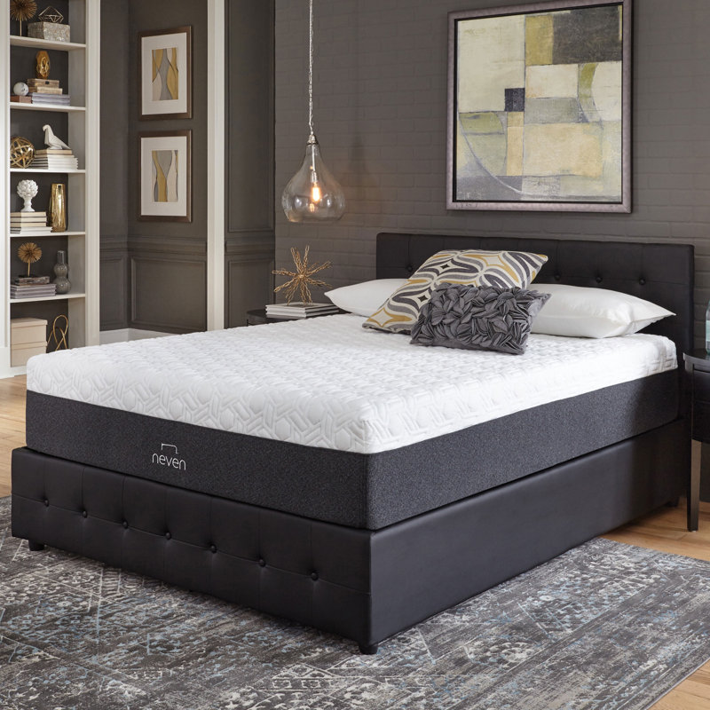 Matelas en mousse viscoélastique gélifiée 14 po Neven Premiere, Très grand californien
