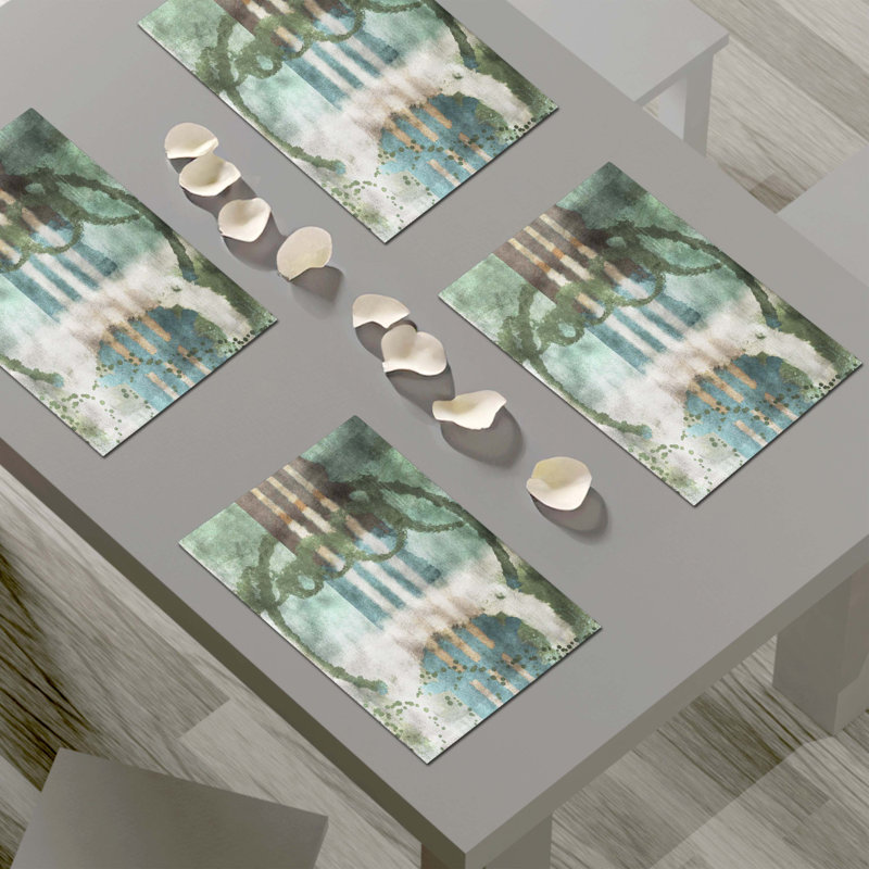 Napperon abstrait en polyester