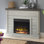 Alaya 47.38'' W Electric Fireplace & Mantel Package with 4600 BTU