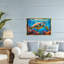 Cadre flottant Sun Rays Under The Sea, design par LSR Design Studio-553285988-553285989
