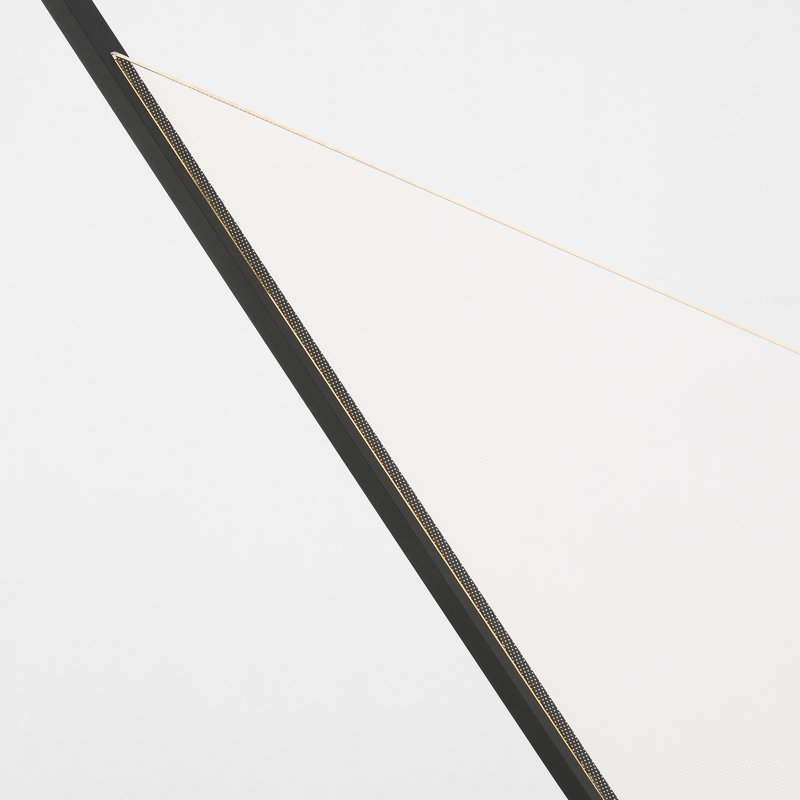 Mizu 1 - Light LED Pendant, 33.5" H x 48.4" W x 1.3" D