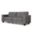 Lesley Upholstered Sofa, Rust-1793691008