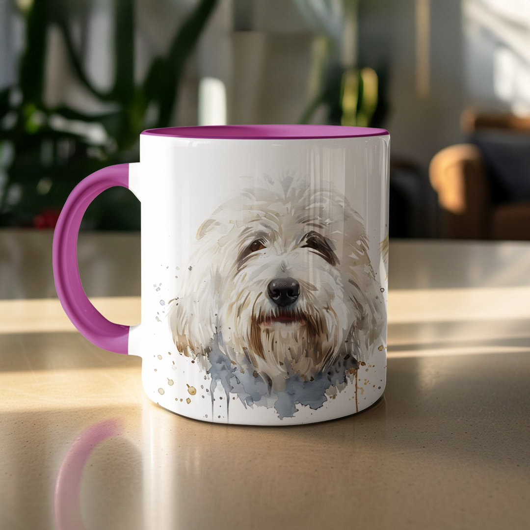 Three Happy Chow Chow Puppies Design 11oz Coffee Mug