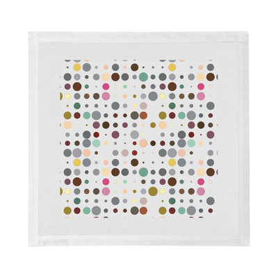Serviettes de table en satin de coton Mod Confetti