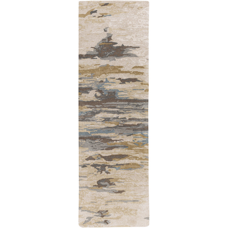 Bartee Abstract Indoor Rug, Runner 3' x 10'